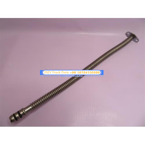 增压器回油管 豪沃 580mm 安装中心50mm 安装孔9mm