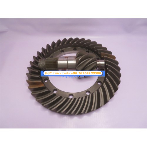 盆角齿 徐工LW500K/ZL50GN/LW500KL 前桥 8:37 配45齿凸缘 孔16mm 左旋 美驰桥