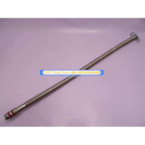 增压器回油管 康明斯6BT/B3.9-C/4BT 18mm/10mm 孔距50mm 波纹660mm*
